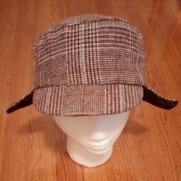D&Y Men's Wool Trapper Hat with flaps (NEW) - Picture 2 of 3